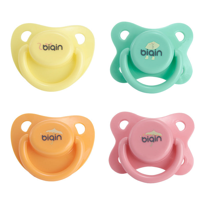 Bijin new heart-shaped pacifier soft liquid silicone pacifier 0-6 months sleeping pacifier