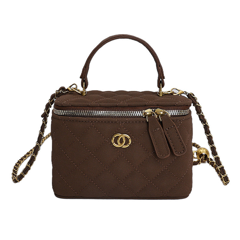 New quilted handbag - 2025 autumn collection: chic, versatile, and understated. a luxurious and unique small square bag for women, inspired by chanel, perfect for everyday commuting