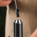 Electric egg whisk milk frother coffee frother handheld cordless whisk for whipping egg whites, cream, and cake batter