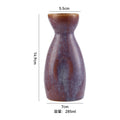 Japanese ceramic kiln turns blue wine set japanese red wine glass wine bottle set yellow wine soju white wine glass sake bottle cup