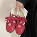 Summer chunky platform korean style white sneakers for women 2026, leather upper, versatile chic, breathable athletic casual board shoes for students