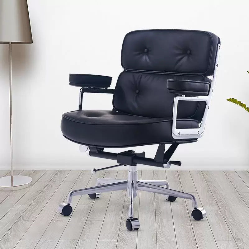 Home computer chair accessible luxurycasual office swivel chair plaid long sitting makeup chair study desk backrest dormitory chair