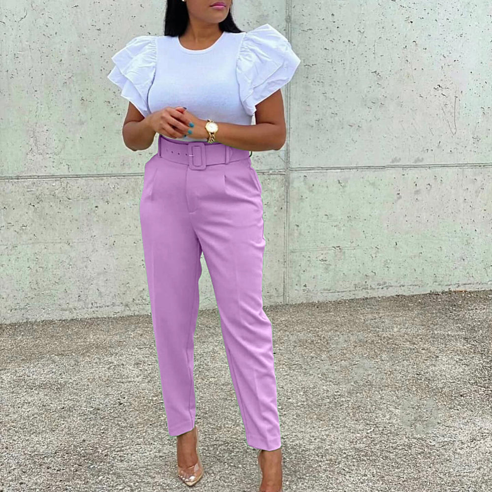 Independent station  spring new arrivaleleganteleganceol professional trousers slimming look skinny jeans pants african high waist casual pants
