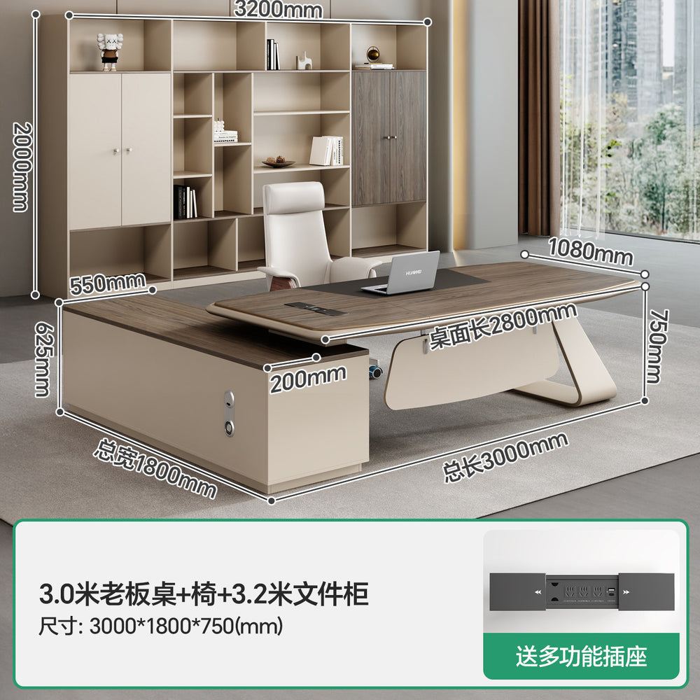 Saint li office desk boss desk casual modern executive desk office desk and chair combination manager desk president