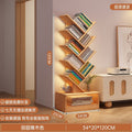 New tree-shaped bookshelf floor stand corner shelf creative kids' living room small bookcase