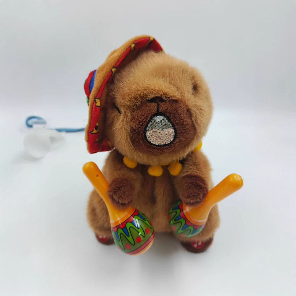 best-selling capybara plush toy – singing and dancing children's doll, plush toy ornament, doll, in-stock wholesale