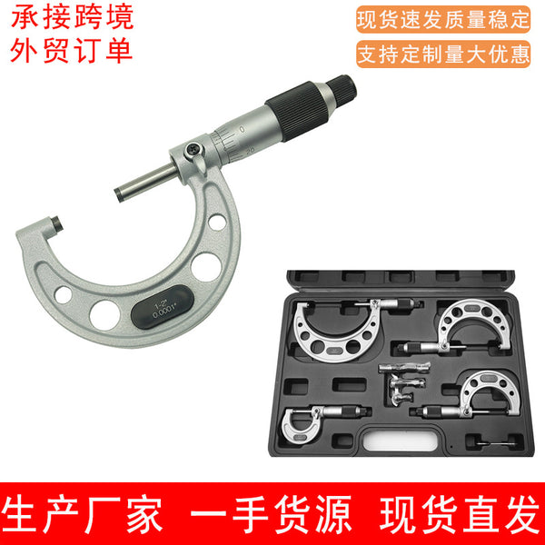 Manufacturer wholesale mechanical outer diameter micrometer spiral micrometer wire caliper