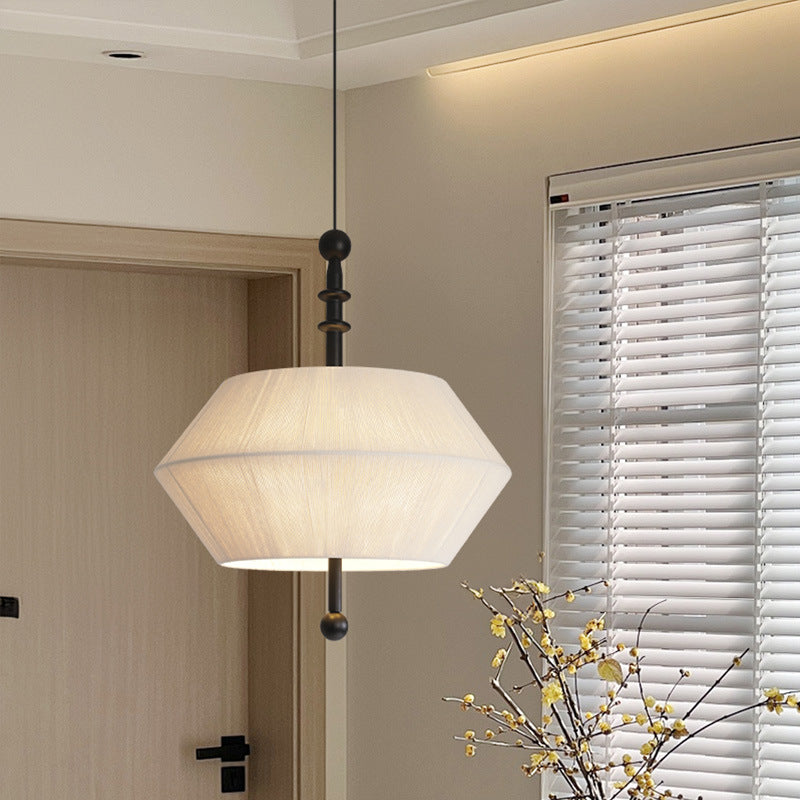 Huiyuan Restaurant Chandelier Japanese New Weave Cotton Thread Wabi Sandy Wind Homestay Dining Table Bar Restaurant Lighting E