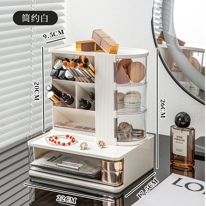 Cosmetics Storage Box Household Dresser Drawer Desktop Storage Cabinet Lipstick Skin Care Products Multifunctional Shelf
