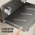Bathroom mobile phone holder toilet foldable tray punch-free public toilet storage rack bedside dormitory shelf