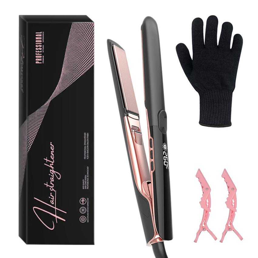 Cross-border special hair straightener Negative ion hair straightener Splint Curling iron Dual-purpose multi-functional two-in-one straight clip