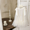 Korean style girls' sleeveless summer dress -  new arrival - little girl's summer shawl princess dress