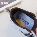 Vancahao girls' chunky sole lightweight fashion sneakers -  spring/autumn new korean style kids' trendy dad shoes