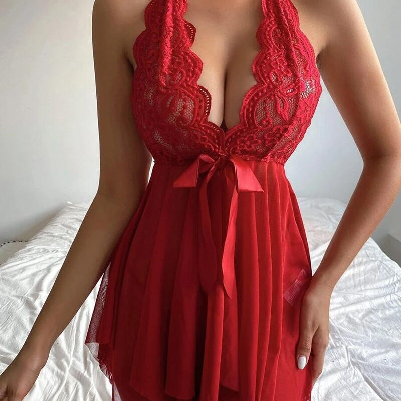European and american foreign trade sexy lingerie  supply women's mesh temptation hot style suspender nightgown transparent sexy pajamas
