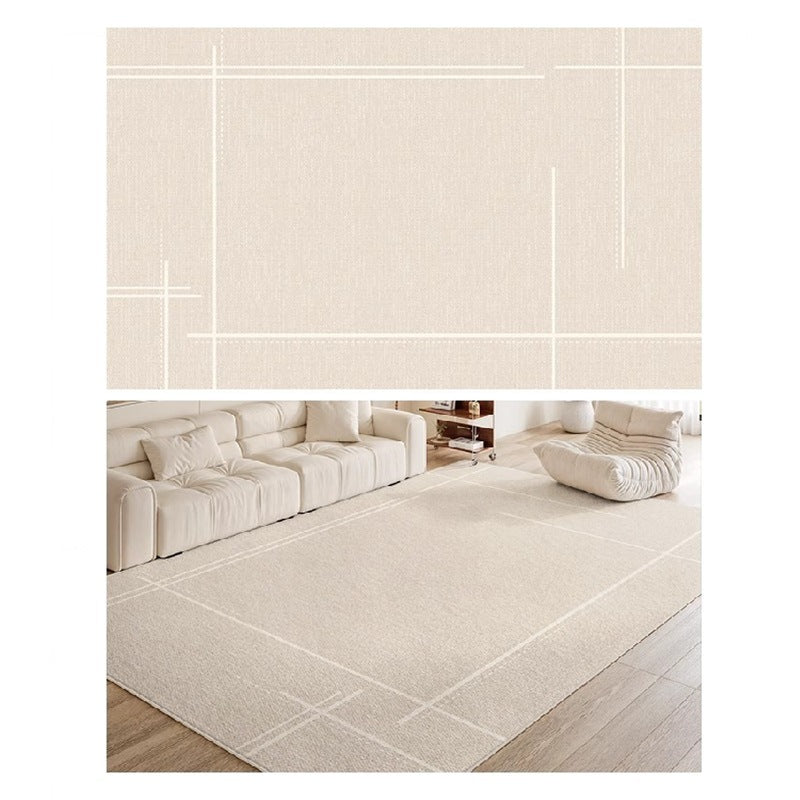 Washable rug living room  new light luxury high-end modern minimalist bedside bedroom low-maintenance waterproof mat