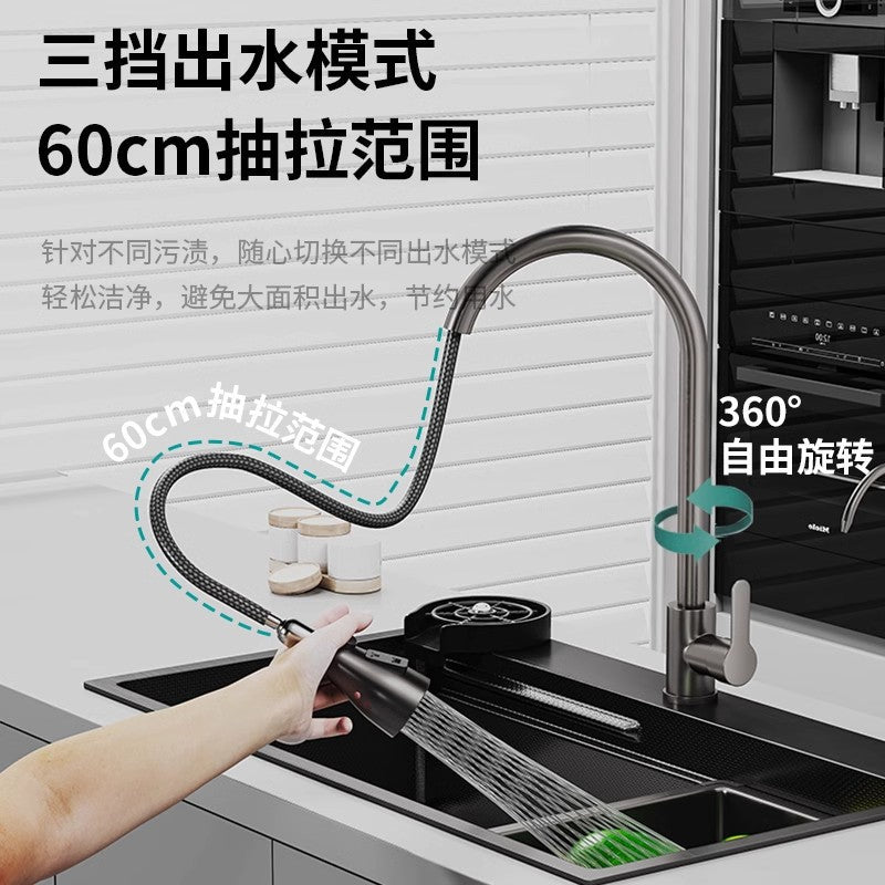 New arrival slag sink large single slot thickenedsus304 stainless steel for home kitchen sink sink sink