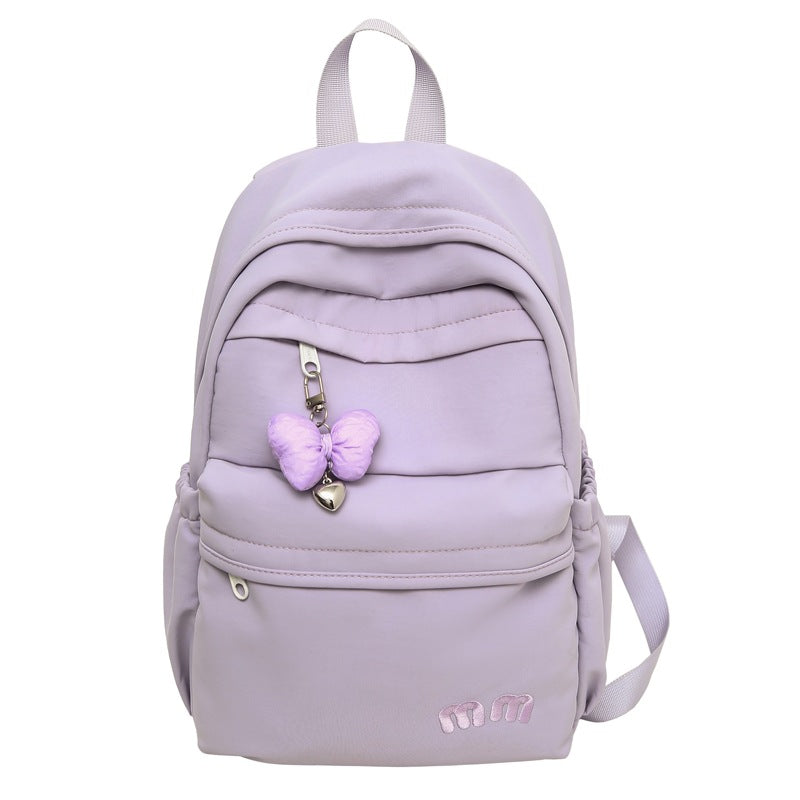 Kids' backpack - lightweight, minimalist design for girls, perfect for outdoor travel. large capacity, japanese style, cute and sweet backpack for middle school