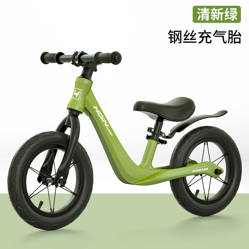 New children's magnesium alloy balance car without pedals 1-6 years old baby balance yo-yo car two-wheel coasting walker