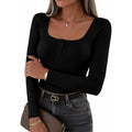Amazon fashion casualeasiest for matchsilm comfy basics t-shirt spring summer new arrivallong sleevespulloverslimming looktops