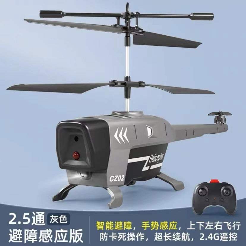 remote control helicopter 3.5 channels rechargeable and drop-resistant controllable left and right drone aircraft kids toys