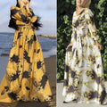 Aliexpress   new plus size african women's printed tie-up dress