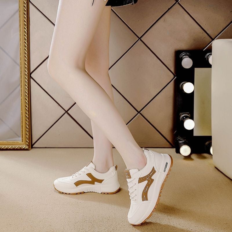 plus size 2025 spring/summer new arrivals: women's chunky sole athletic casual shoes, mesh versatile running shoes