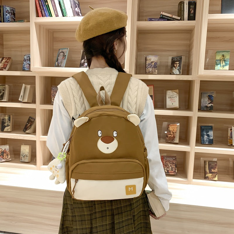 New cute middle and high school students backpack trendy casual large capacity fashion backpack Valentine's Day birthday gift