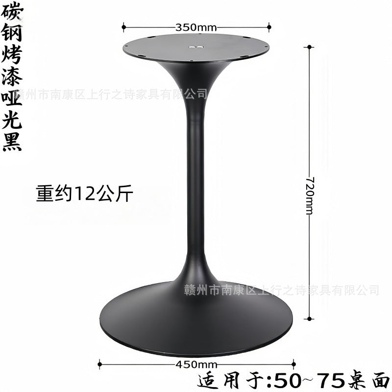 Titanium speaker legs, stainless steel spinning brushed table legs, metal waist bracket, coffee table legs, tulip table legs