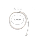 European and american cross-border jewelry sexy imitation pearl necklace female bride pearl long back chain body chain foreign trade chest chain
