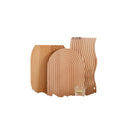 Nordic irregular plate dinner plate western food plating simple solid wood tray ornament for home korean style ins style