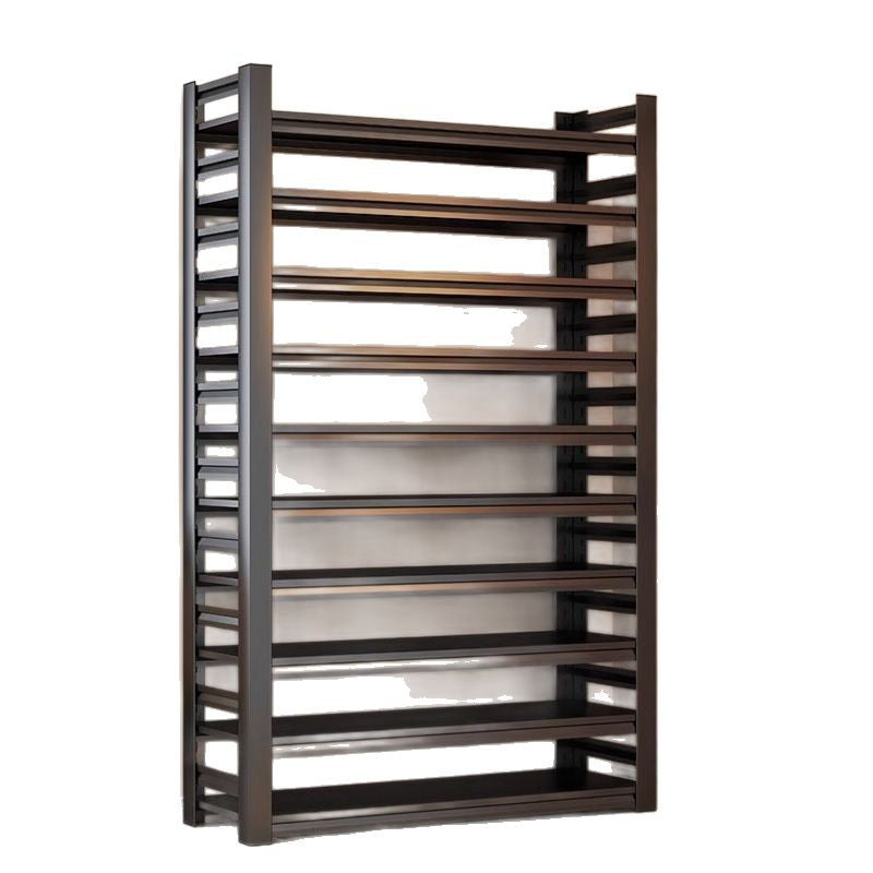 Steel shoe rack for home door floor-standing multi-layer storage rack iron art simple storage rack entrance door shoe cabinet