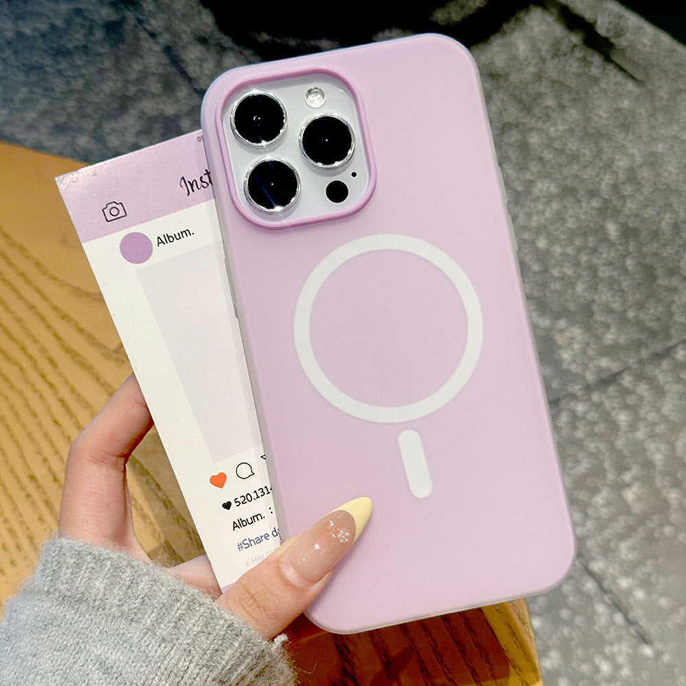 2-in-1 jelly magnetic case for iphone 16 pro max, apple 15 skin-feel matte protective cover for iphone 14