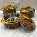3pcs food warmersexport hot-selling set of insulated lunch boxes 1.5-2-2.5l insulated tableware