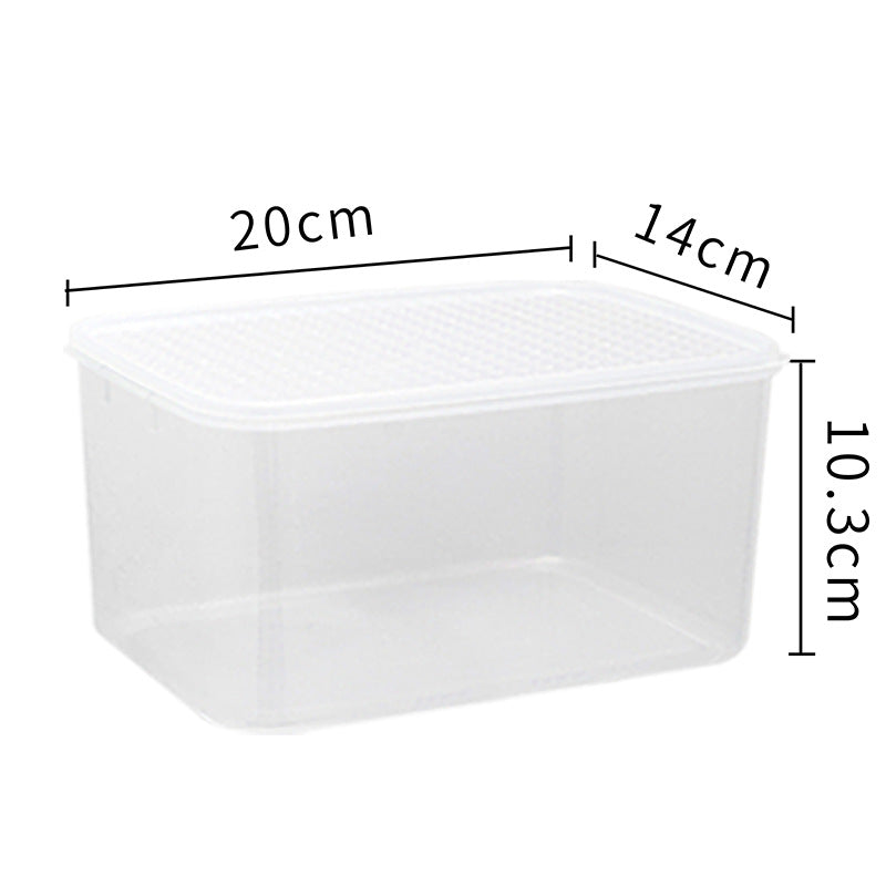 Good things refrigerator freezer storage box crisper box food grade special kitchen preparation packaging heatable storage box