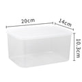 Good things refrigerator freezer storage box crisper box food grade special kitchen preparation packaging heatable storage box