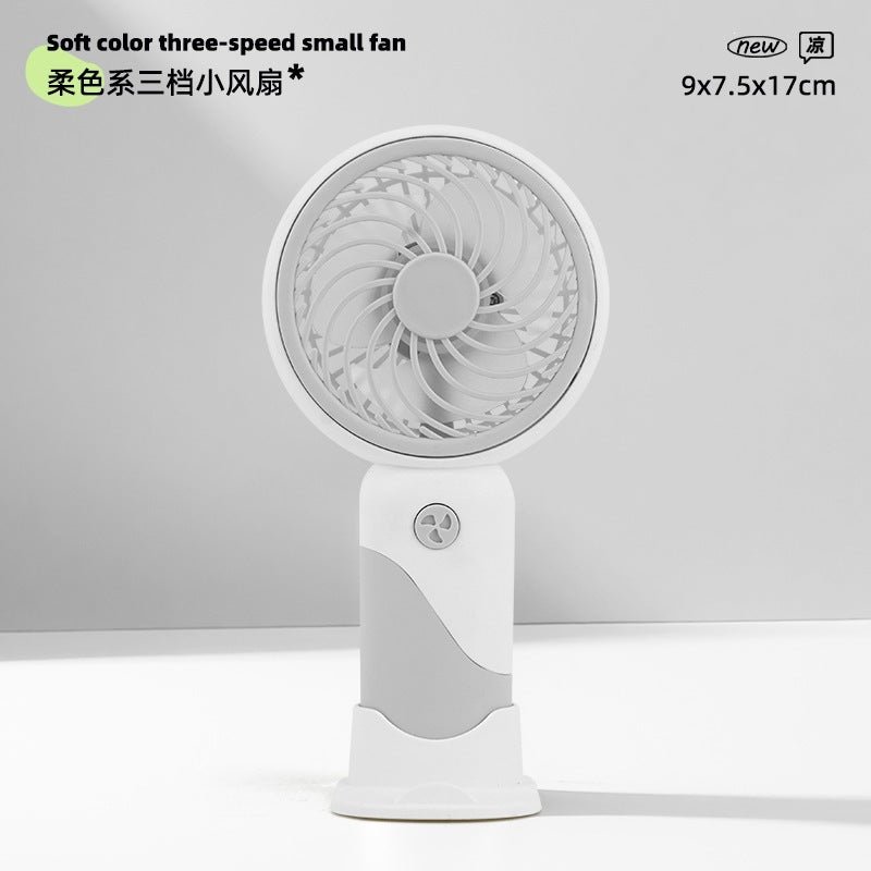 hot-selling handheld mini fan, featuring a cute floral cartoon design. usb powered, desktop mini portable fan, perfect for student gifts and wholesale