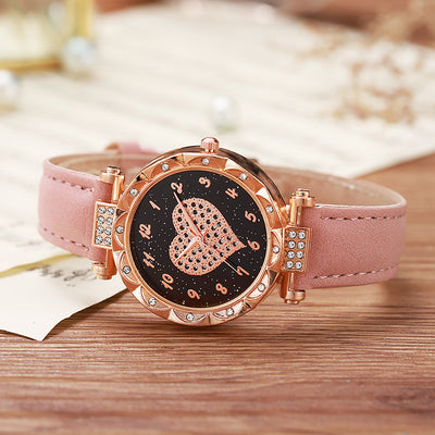 xiyin duoduo love full diamond casual fashion electronic watch women's quartz student watch women's manufacturer wholesale watch