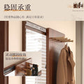 Chinese style invisible sliding mirror wall hanging wall mounted can be closed hidden full length mirror perforated board full length fitting mirror