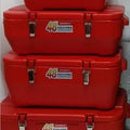 4pcs red 20l-23l-30l-40l rectangular insulated box