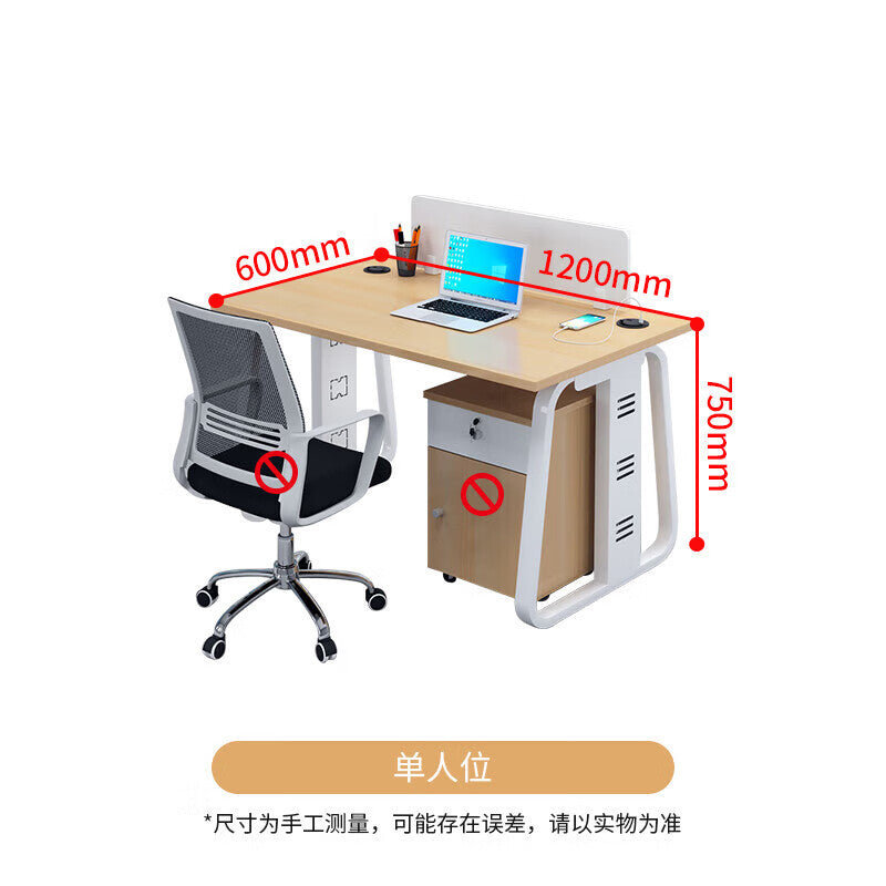 Saint li office desk and chair set - modern minimalist design for financial professionals, ideal for office workstations, cubicles, and private workspaces