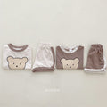 Summer korean style baby outfit set for 0-4 years old, ins-inspired loungewear for boys and girls, pure cotton breathable two-piece set