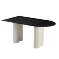 Source factory manufacturer wholesale personalized modern casual slate dining table for home rectangular medieval style new arrival dining table