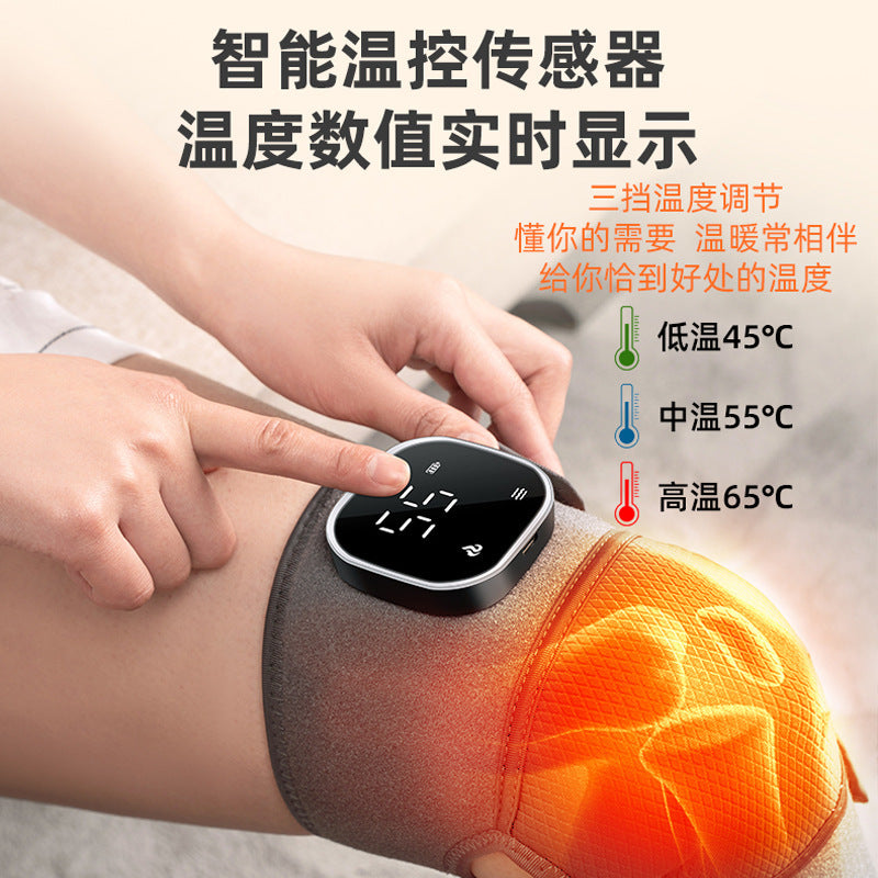 Multifunctional heated knee and shoulder support - joint heating, knee moxibustion hot compress, vibration massage device - health & wellness appliance