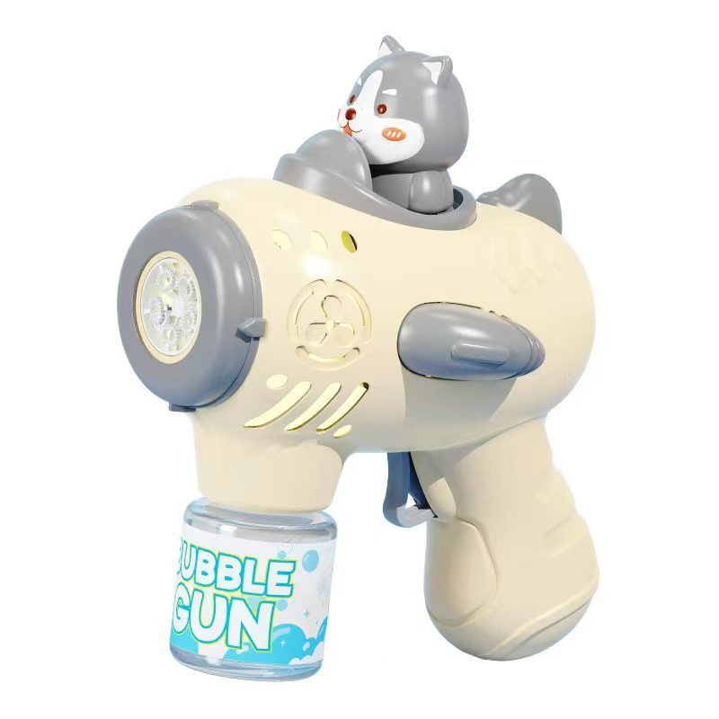 new corgi bubble machine toy kids fully automatic handheld electric bubble gun for street stalls wholesale
