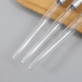 Adjustable facial mask brush, makeup brush, transparent rod, hollow rod, white brush, beauty length 165mm, concealer handy gadget