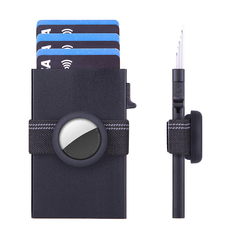 Card bag Men's ID space Storage bag Large capacity Card space Women's men's new bank card clip bag Card box