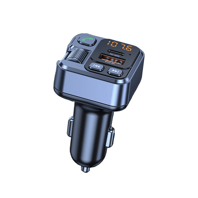 Car Bluetooth receiver lossless sound quality MP3 player conversion car charger with super fast charging cigarette lighting