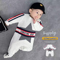 Newborn infant rompers - new spring/autumn korean style long sleeve bodysuit - baby boys and girls outdoor crawling suit