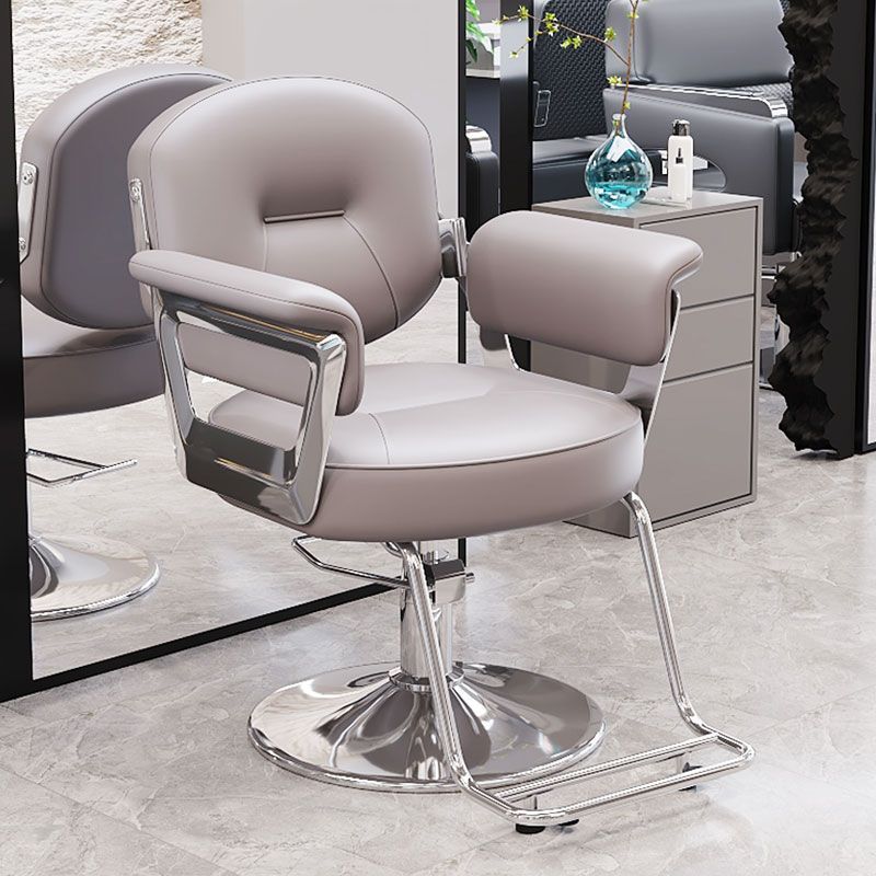 Hairdressing chair, hair salon special fashion, rotatable adjustable hairdressing shop chair, can be reclined for hair cutting, perm and dyeing hairdressing chair