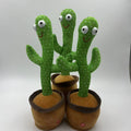 Best selling cactus dancing, singing and talking sand sculpture twisting electric doll interactive ornament stuffed toy